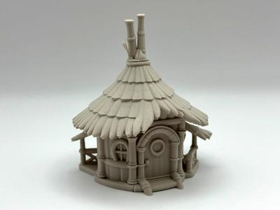 Bamboo Cottage Miniature