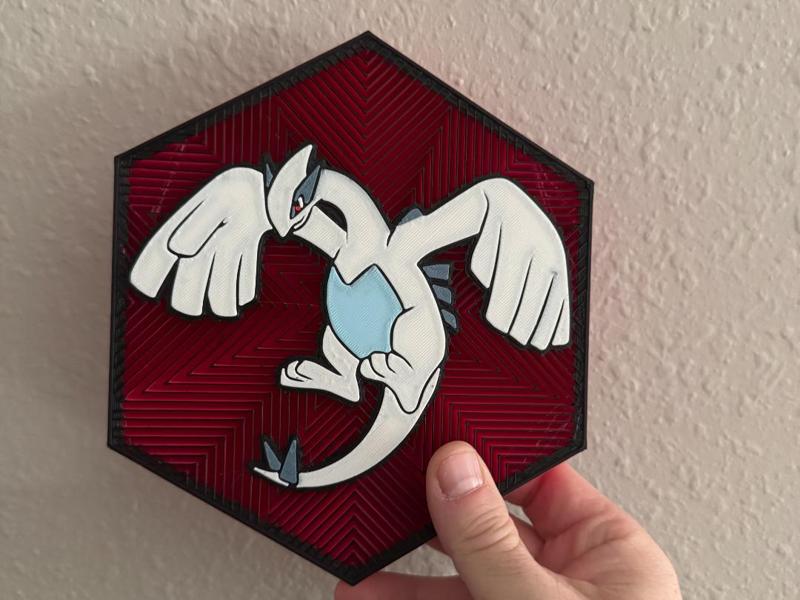 #249 Lugia Hex Wall Art