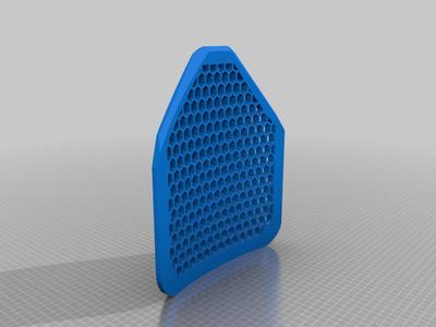 Airsoft rear plate for vest 