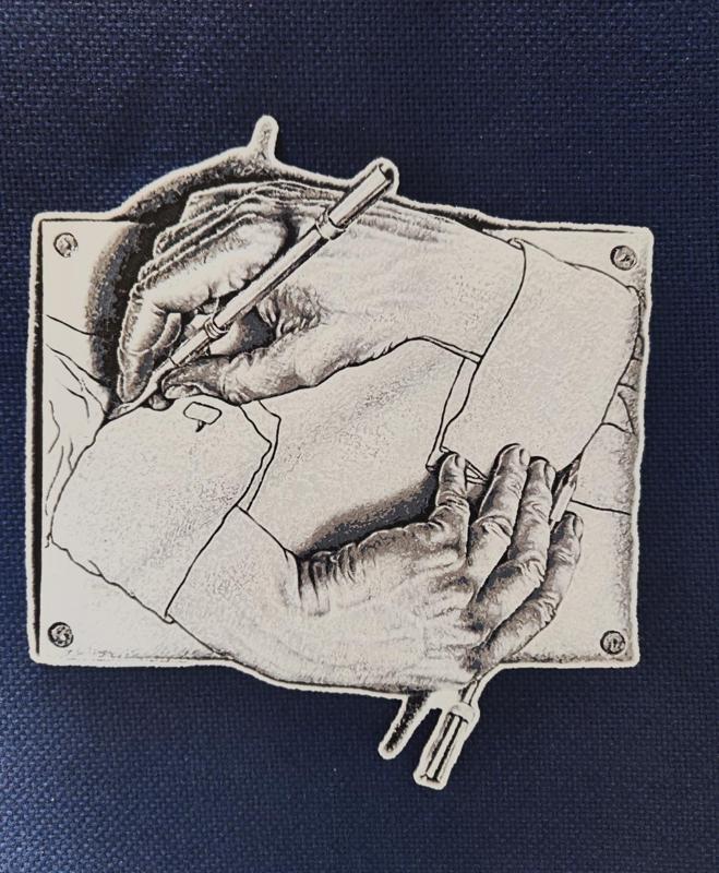 The infinite writer - hueforge art