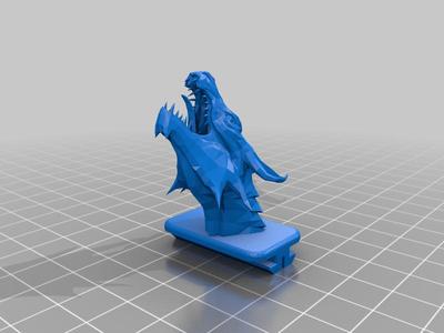 Ender 3v2 Dragon head V Slot Cover