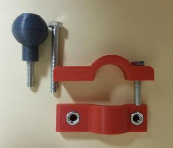 RAM ball mount for 22.22mm  (7/8") dia handlebars