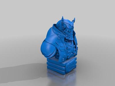 sokaku 2 horns - bust