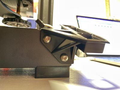 Simple & vertical display holder for Voxelab Aquila reenforced