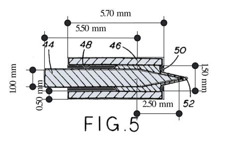 Cathode 2, Cathode with intersitial volume for conductive coating wetting