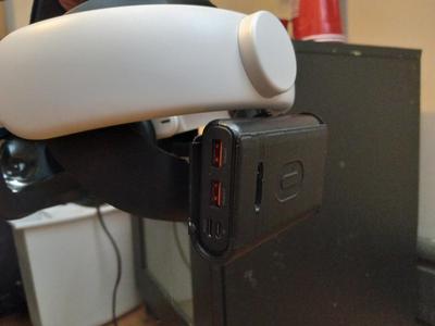 Charmast PD Mini Battery Mount for KiWi Design Elite Strap (may work with other straps) - Oculus Quest 2
