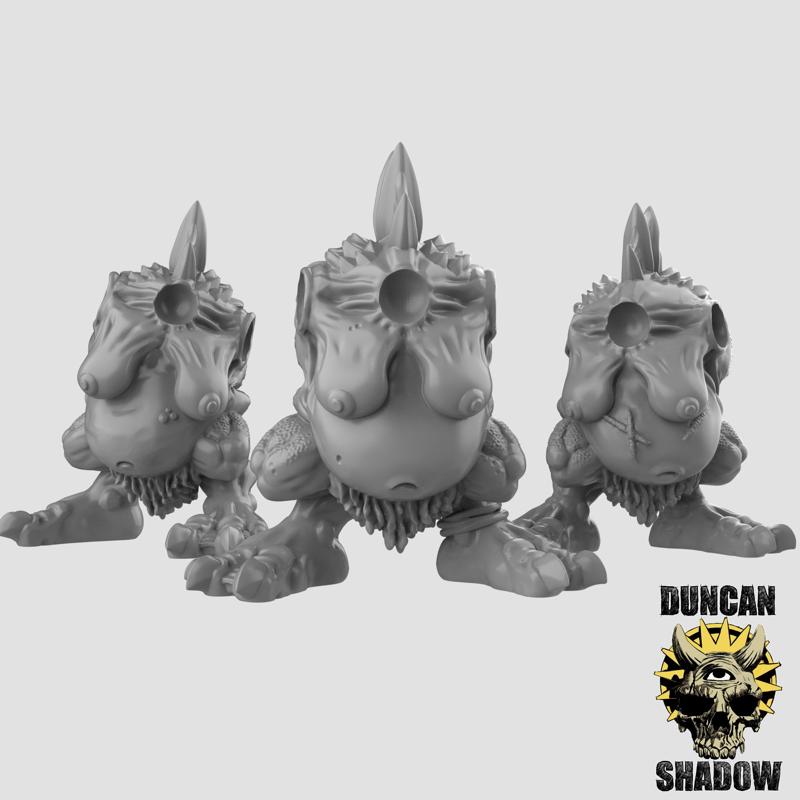 Female Troll Body's (pre Supported)