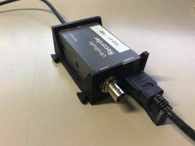 BlackMagic Ultrastudio recorder / monitor 3G rack with cable lock