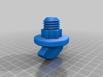 Whirlpool Dishwasher Lower Sprayarm Retainer Nut WP8268873