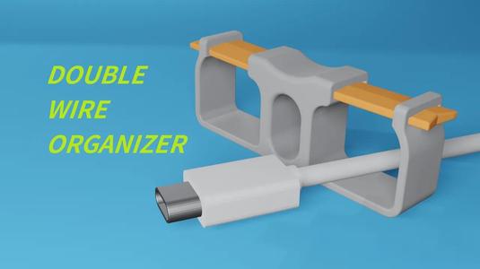 Double wire organizer   