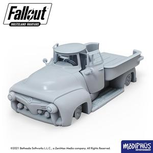 Fallout: Wasteland Warfare - Print at Home - Pick-R-Up Truck STL