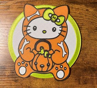 Hello Kitty Pumpkin Cat Coaster