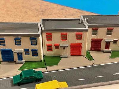 Terraced house 1b (z-scale)