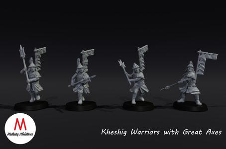 kheshig Warriors with Great Axes