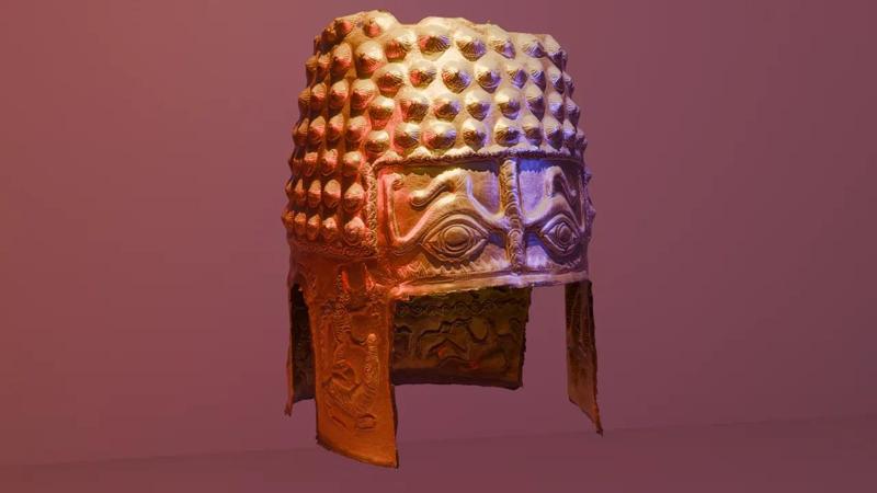 Coiful Dacic Romania -  Dacian helmet   