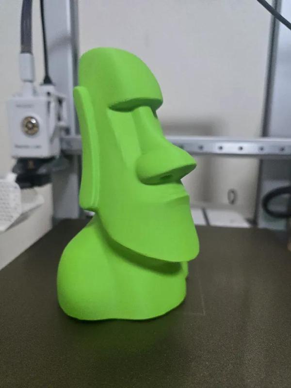 easter island stone head statue   