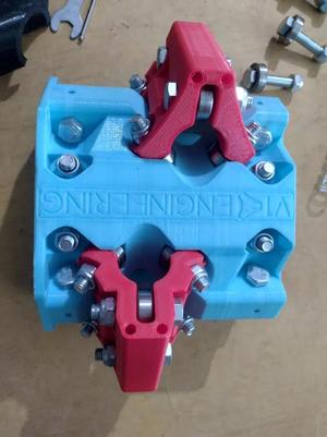 Mpcnc primo 25 mm core bearing support   