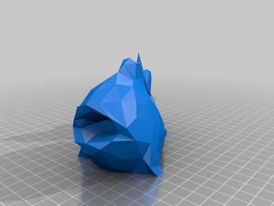 low poly fish
