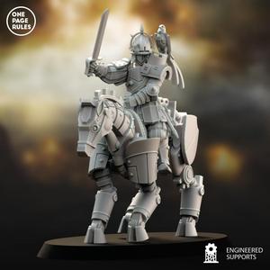 Vinci Leader Captain on Automa Horse - Duchies of Vinci