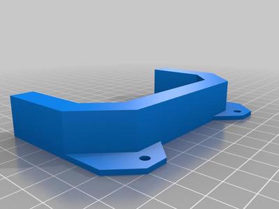 CR-10 PSU 80mm Noctua R8 Redux fan spacer adapter