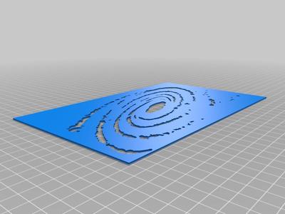 Black Hole Airbrush Stencil
