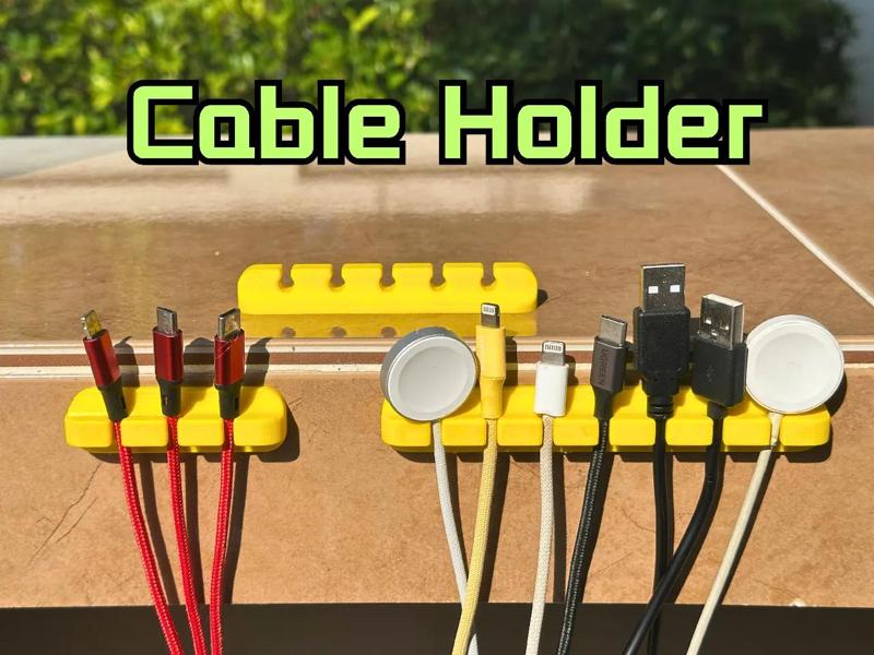 Universal Desktop Cable Holder   