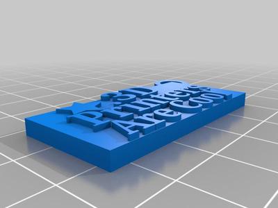 3D Printers Are Cool Keychain