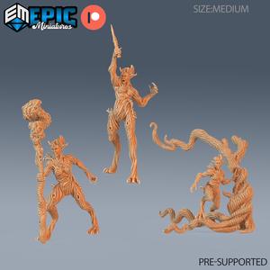 Wood Dryad Set / Female Tree Spirit / Nature Fairy / Flower Pixie / Forest Encounter