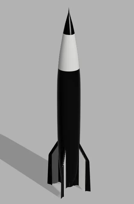 Miniture V2 rocket   