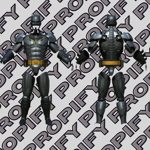 Batman Advanced Suit Replica 3D Model STL