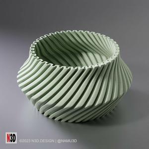 PLANTER 0064B TWISTED VASE