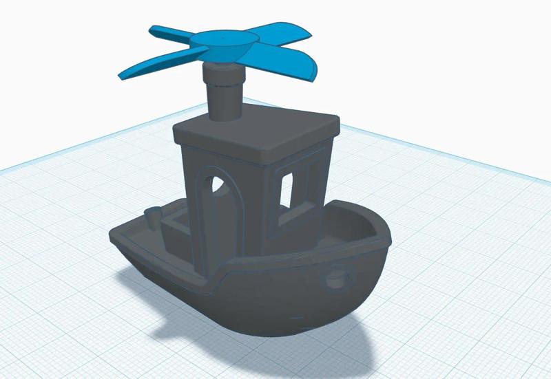 Benchy Helicopter   