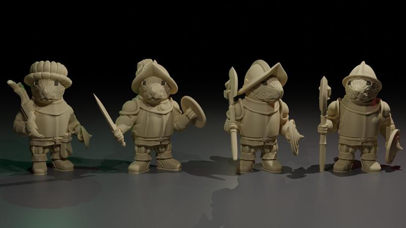 Squistadors: Conquistador themed squirrels