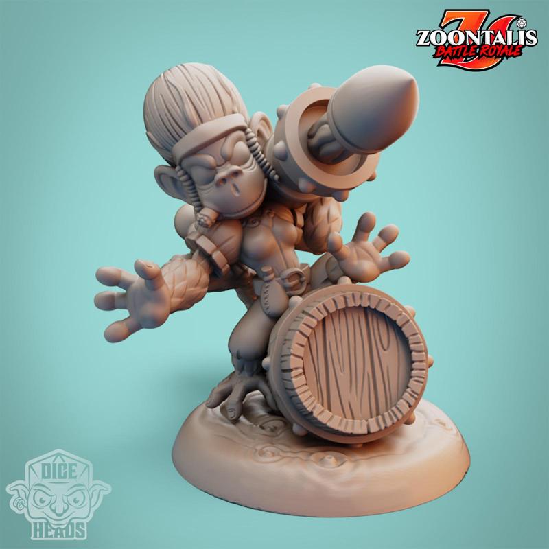 Monkey Gunner (pre-supported included)