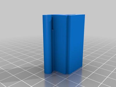 Hinge for 3 mm glass aquarium lid
