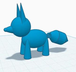 Fox W/ Moving tail   