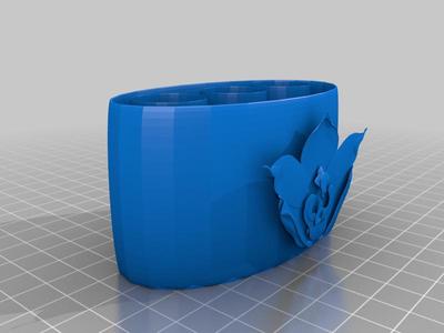 flower pencil holder