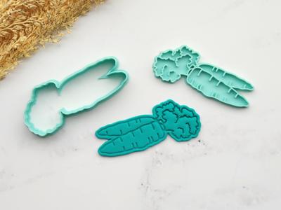 Bunch of Carrots Cookie Cutter