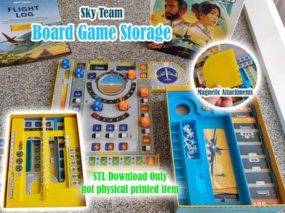 Sky Team Board Game Insert/organiser Upgrades