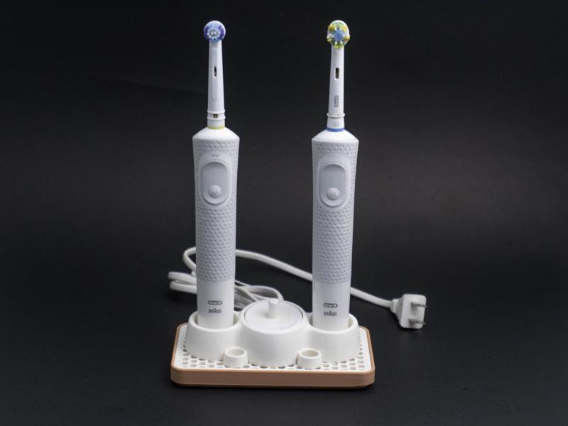 Oral-B Dual Toothbrush + Charger holder