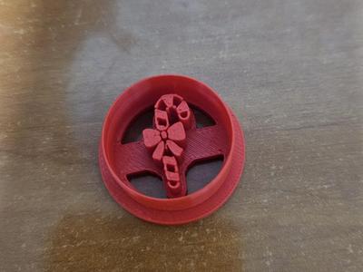 Christmas candy cane cutter