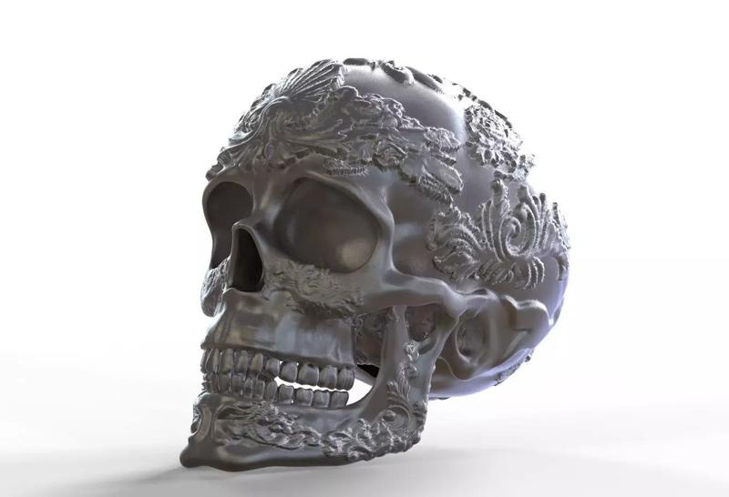 Ornamented Skull 3