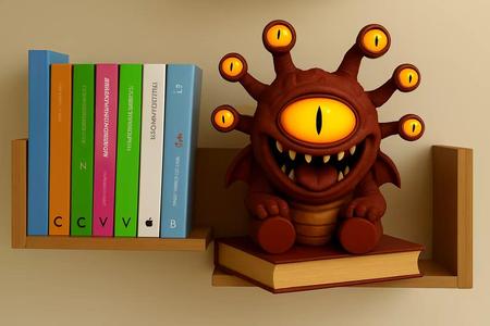 Figura Decorativa Literaria Vigia de la Palabra Prohibida