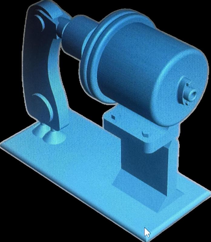 Brake cylinder EMD F3 diesel locomotive track 0 (also others)