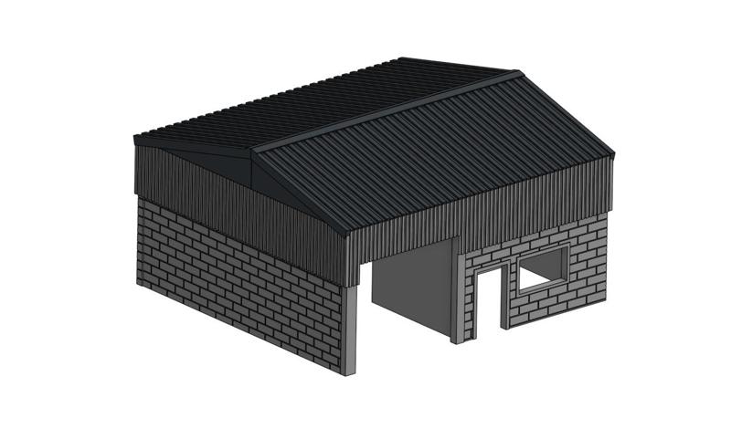 OO Gauge Industrial Unit