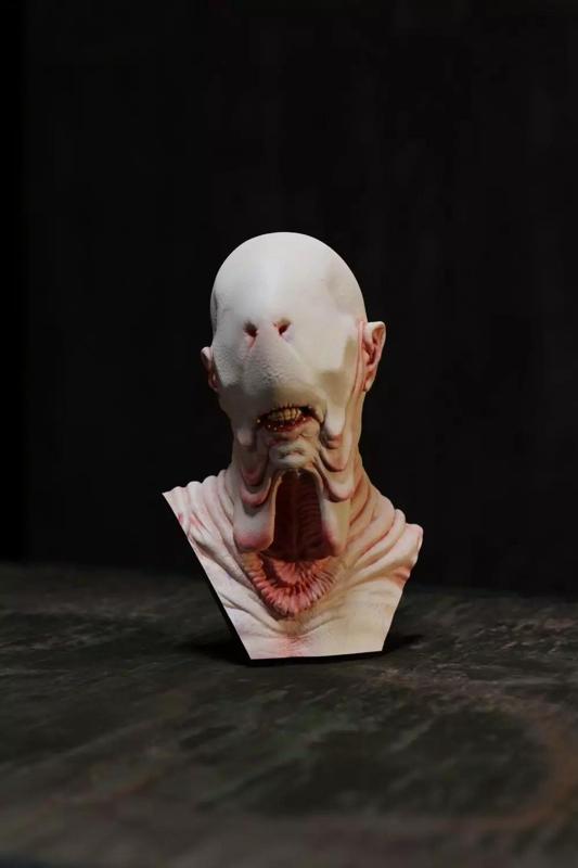 PALE MAN magnet bust 3d print  from Pans Labyrinth movie