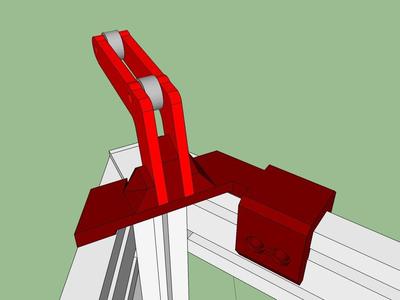Counterweight System for Trick Laser Rostock MAX METAL