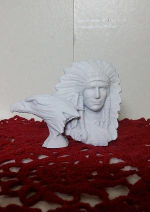 Indian Chief with Eagle