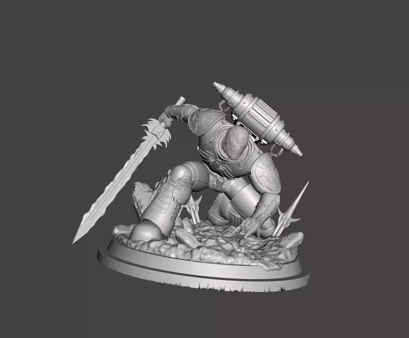 spiderman 3d model with base 3d print ready