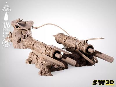 STAR WARS Anakin Pod Racer Sculpture